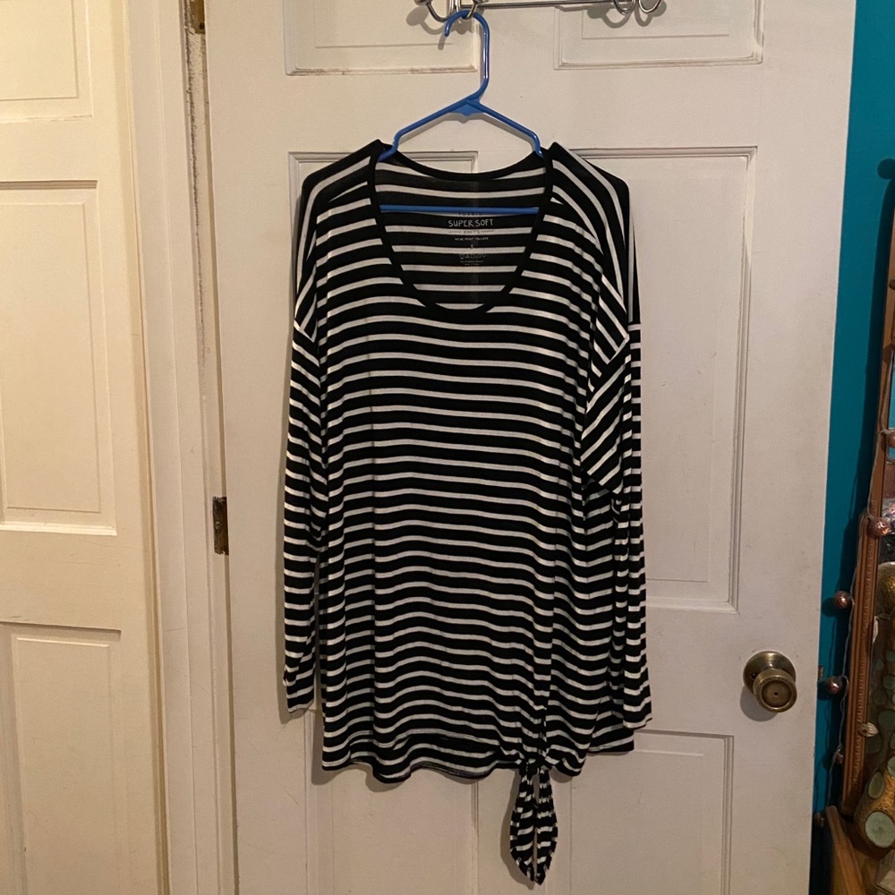 Torrid super soft striped shirt